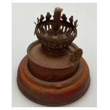 Antique Miniature Railroad Style Oil lamp