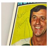 1976 Topps Autographed (CESARE MANIAGO) NORTH STARS Trading Card (In Protective Sleeve)