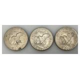 Misc. Eisenhower One Dollar Coins And Kennedy Half Dollars