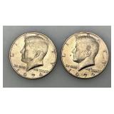 Misc. Eisenhower One Dollar Coins And Kennedy Half Dollars