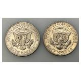 Misc. Eisenhower One Dollar Coins And Kennedy Half Dollars