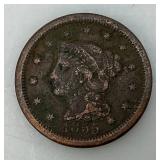 1855 Braided Hair Large Cent