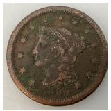 1855 Braided Hair Large Cent