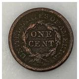 1855 Braided Hair Large Cent