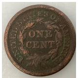 1855 Braided Hair Large Cent