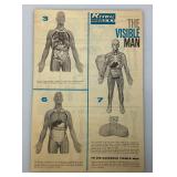1959 Renwall Brand "The Visible Man" Model Kit Complete In Original Box