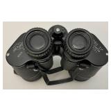 Vintage Sans & Streiffe  #804 Mariner 7x50 7.1 Hard Coated Binoculars With Original Case And Lens Covers JAPAN