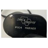 Vintage Sans & Streiffe  #804 Mariner 7x50 7.1 Hard Coated Binoculars With Original Case And Lens Covers JAPAN