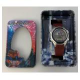 Vintage Marvel SPIDERMAN LCD Watch In Original Tin Case