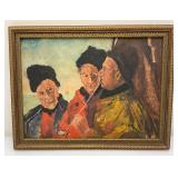 1930 Dated Original Framed HESTER Painting 11" x 14"