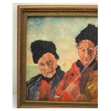 1930 Dated Original Framed HESTER Painting 11" x 14"