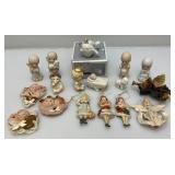 Vintage Porcelain Collectibles Including Ornaments, LLADRO, Precious Moments And More