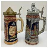Vintage Decorative German Beer Stiens Including GERZ And More