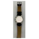 Vintage WURTH Mens Watch Black And Silver (New Old Stock) No Package