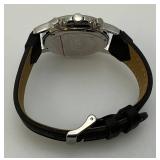 Vintage WURTH Mens Watch Black And Silver (New Old Stock) No Package