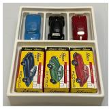 Vintage Collectible Schuco Piccolo 3 Car Set Porsche, VW Anmd Mecedes Die Cast Miniatures 1:90 Scale (New Old Stock)