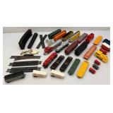Misc. Vintage TYCO HO Train Cars, Engine, Track And More