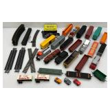 Misc. Vintage TYCO HO Train Cars, Engine, Track And More