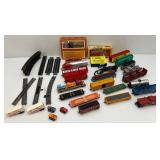 Misc. Vintage TYCO HO Train Cars, Engine, Track And More