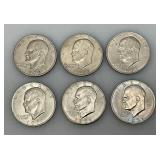 1971 D Eisenhower One Dollar Coins