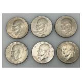 1776-1976 D Bicentennial Eisenhower One Dollar Coins