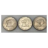 1776-1976 D Bicentennial Eisenhower One Dollar Coins