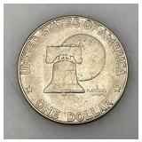 1776-1976 Type One Wide Print Bicentennial Eisenhower One Dollar Coin
