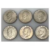 1776-1976 D Bicentennial Eisenhower One Dollar Coins