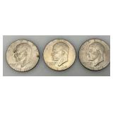 1776-1976 D Bicentennial Eisenhower One Dollar Coins