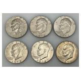 1978 No Mint Mark Eisenhower One Dollar Coins
