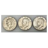 1978 No Mint Mark Eisenhower One Dollar Coins
