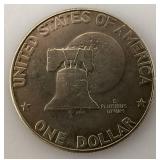 1776-1976 Type One Wide Print Bicentennial Eisenhower One Dollar Coin