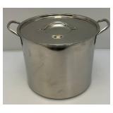 Stainless Steel Stock Pot With Lid (Lightly Used)