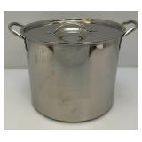 Stainless Steel Stock Pot With Lid (Lightly Used)