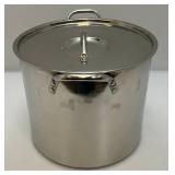 Stainless Steel Stock Pot With Lid (Lightly Used)