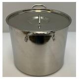 Stainless Steel Stock Pot With Lid (Lightly Used)