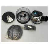 Misc. Kitchen Items Some Vintage Including Rocket Chef Ice Cream Maker )()New Old Stock) Enameled & Pewter Coffee Pots