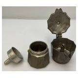 Misc. Kitchen Items Some Vintage Including Rocket Chef Ice Cream Maker )()New Old Stock) Enameled & Pewter Coffee Pots