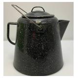 Misc. Kitchen Items Some Vintage Including Rocket Chef Ice Cream Maker )()New Old Stock) Enameled & Pewter Coffee Pots