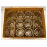 Vintage Box Of KERR Brand 16Oz. Self Sealing Canning Jars And Seal Lids (New Old Stock)