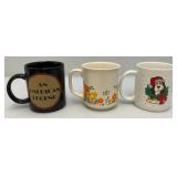 Misc. Vintage Coffee Mugs Including DISNEY Epcot, Zthermo Mugs And More