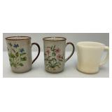 Misc. Vintage Coffee Mugs Including DISNEY Epcot, Zthermo Mugs And More