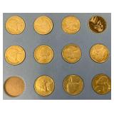 Book Of Vintage Jefferson Nickels And Some Buffalo Head Nickels