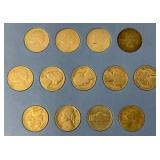 Book Of Vintage Jefferson Nickels And Some Buffalo Head Nickels
