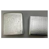 Misc. Vintage Items Including Aluminum Cigarette Case Holder, Wooden Lure And More