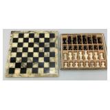 Est. $395.00 - $900.00 Vintage Chiellini Marble Chess Board And C A&A Genuine Alabaster Chess Pieces In Original Box
