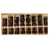 Est. $395.00 - $900.00 Vintage Chiellini Marble Chess Board And C A&A Genuine Alabaster Chess Pieces In Original Box