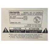 AIWA Z-M260 Compact Disc Setreo System With Speakers