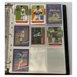 Misc. Unsorted Baseball Cards Including Autographed, Patch Cards And More In Album In Protective Sleeves (Some Slots Have More Than One Card)