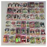 Misc. Unsorted Baseball Cards In Protective Sleeves  (Some Slots Have More Than One Card)